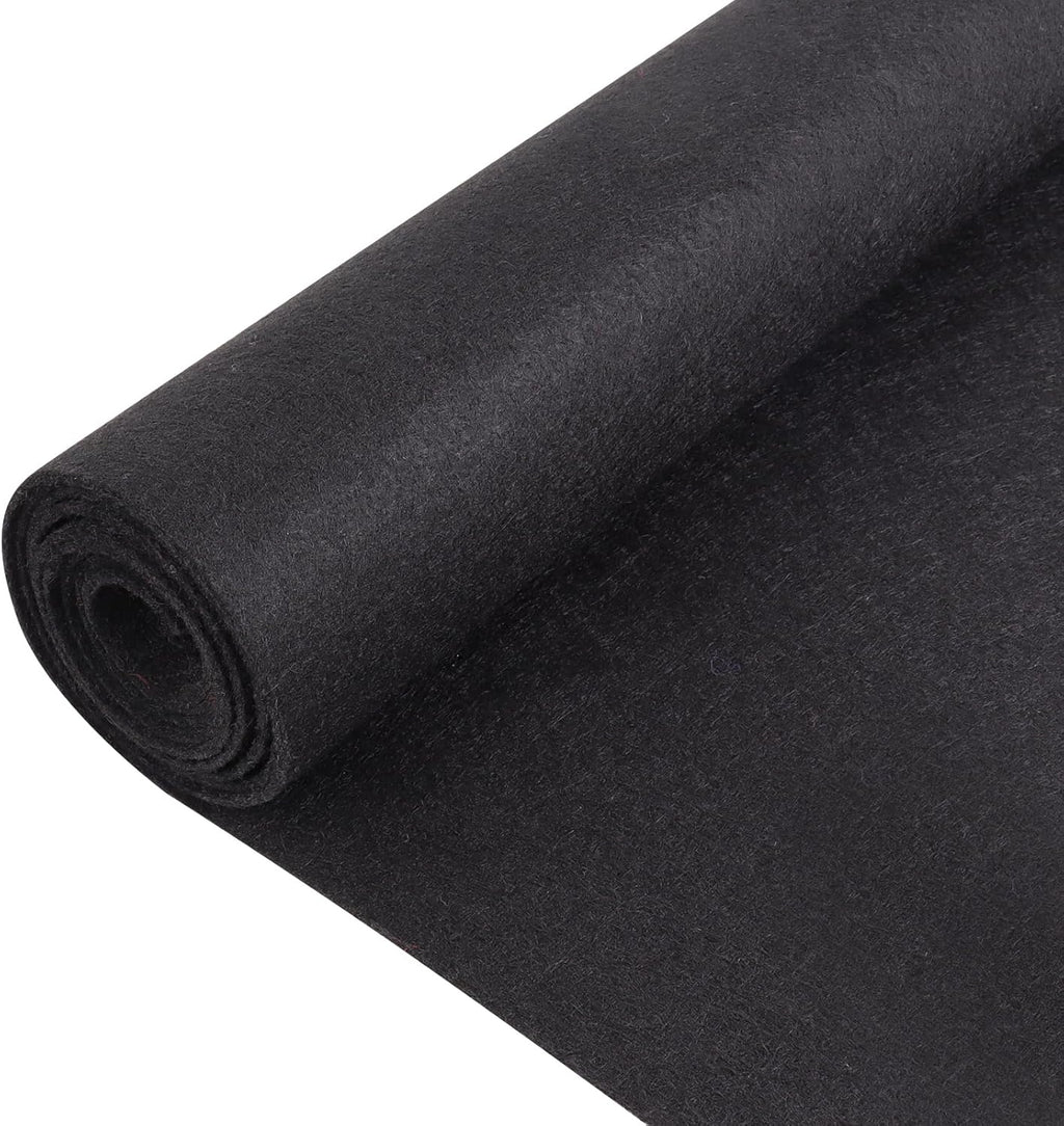 45"x78"Car Carpet Stain Resistant Carpet Liner Tear Resistance Covering Renovate for Truck Auto RV Boat Marine 2mm (Black, 45inchx78inch)