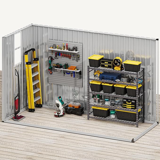 DWVO 9' x 4' Outdoor Storage Shed - Image 8