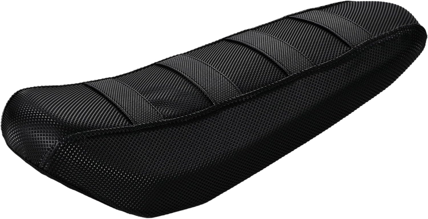 CHANGCHENG Electric Dirt Bike Seat Cover PVC Material for Surron Light Bee X and S/X160/X260 Seat Cover Dirtbike with Black Stripes Strong Against Tearing and Hard-Wearing