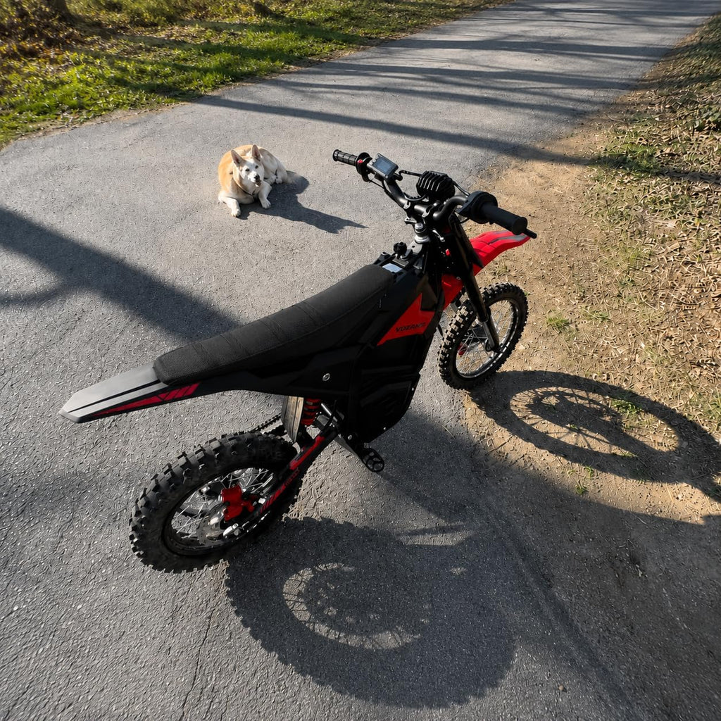 Seat Cover for Yozma IN10 eBike, Non-Slip Cousion Upgrad Seat Skin for Electric Dirt E Bike IN 10, Off-Road Motocross DirtBike Seat Wrap Protector Black Accessories (Black)