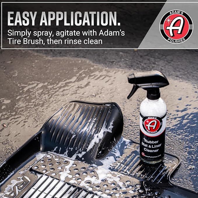 Adam's Polishes Rubber Mat & Liner Cleaner 2-Pack Protectant & Rubber Floor Mat - Image 5