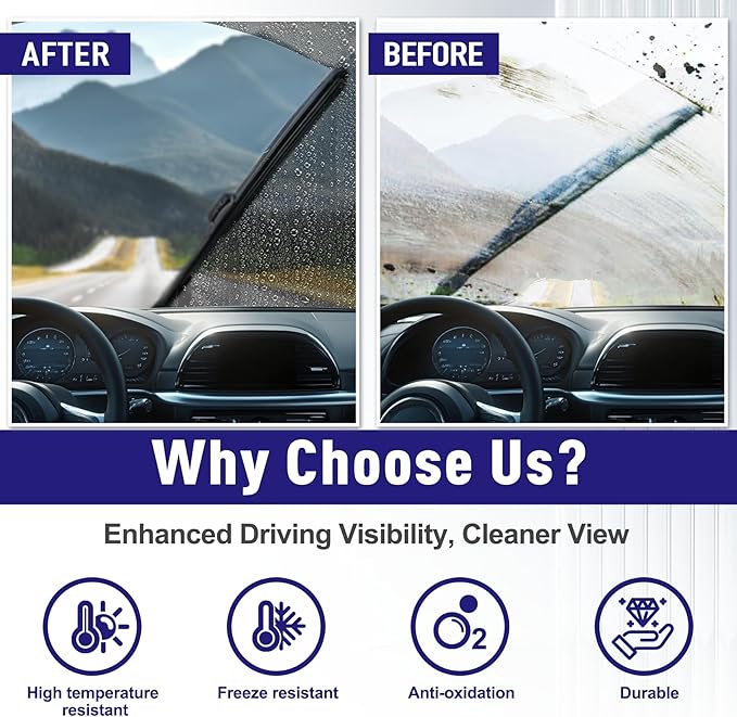 AJK Front Windshield Wiper for Chevrolet Colorado 2019 2020 2021 2022 2023 2024 - Image 6