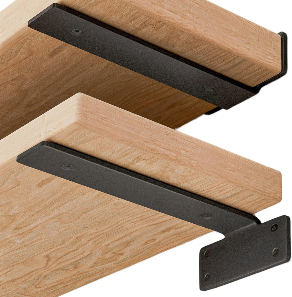 shelf brackets floating shlef brackets 12-inch 6-packs, 1/5-inch, main product view