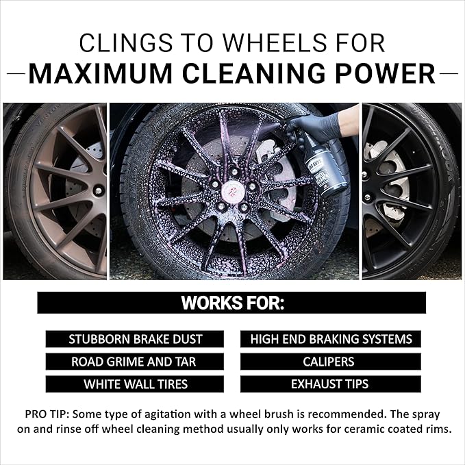 CAR GUYS Wheel Cleaner 1 Gallon Refill | Effective Rim and Tire Cleaner | Safe - Image 4
