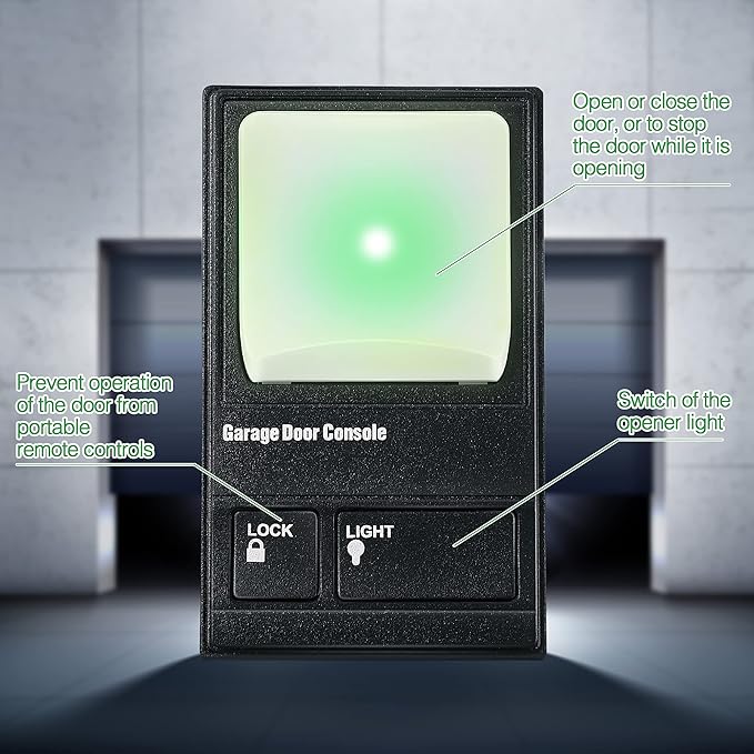 Multifunction Control Panel, Wired Replacement Panel Wall Keypad Button - Image 3