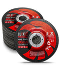 grinding wheels discs, 6x 1/4 x 7/8 inches, main product view