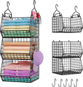 x-cosrack 3-tier hanging closet organizer, laundry room organization, main product view