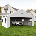 20x20 Carport, Heavy Duty Carport Canopy Garage by BENASS