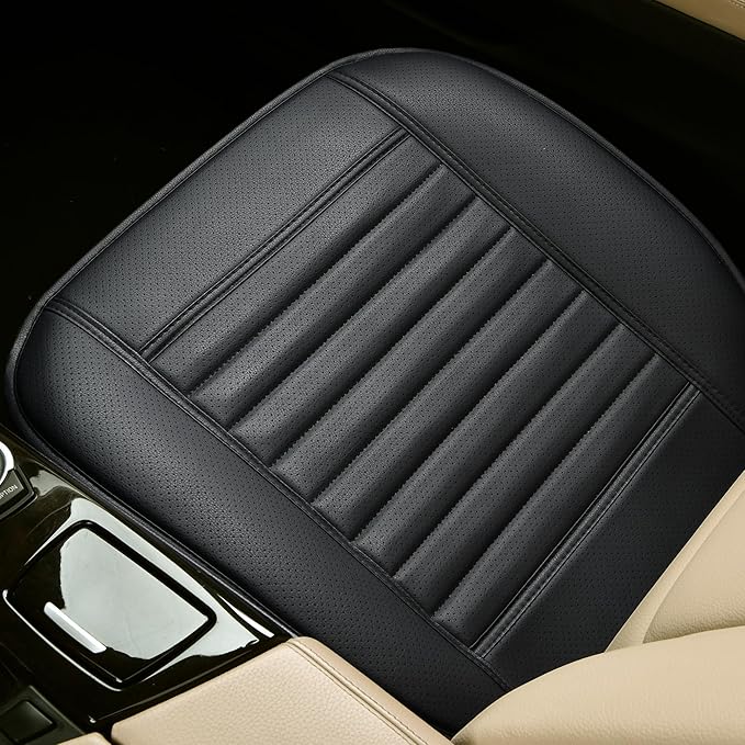 2pc Edge Wrapping Comfortable Car Front Seat Covers, Seat Protectors, Anti-Slip - Image 2