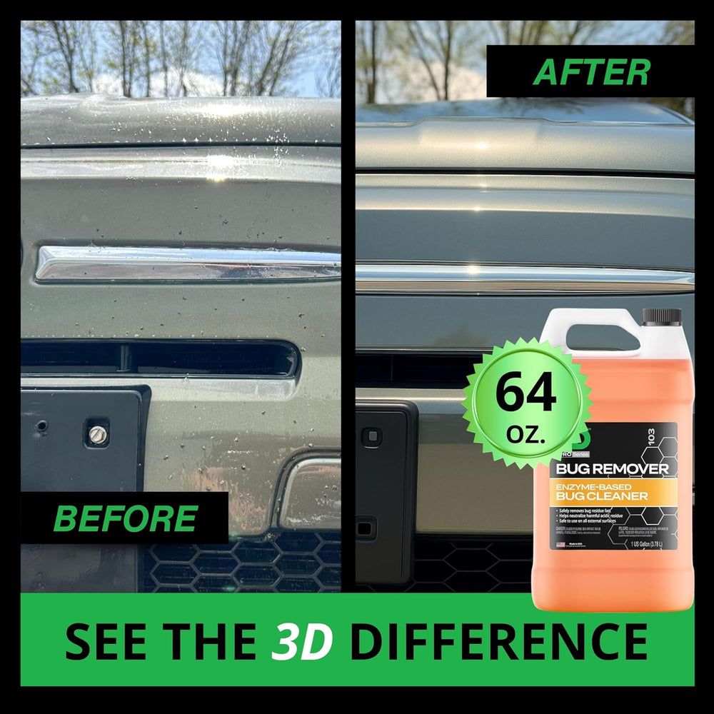 3D Bug Remover + LVP Interior Cleaner – Exterior Insect Remover & Deep In...
