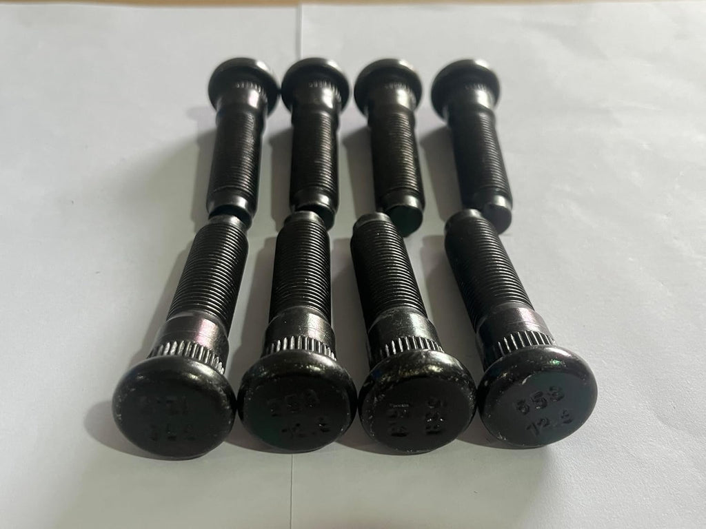 8pcs 9/16-18 Serrated Wheel Lug Stud Bolts 610-558 2.5 in. UHL Replacement for 2003-2011 Dodge Ram 2500 3500 Rear