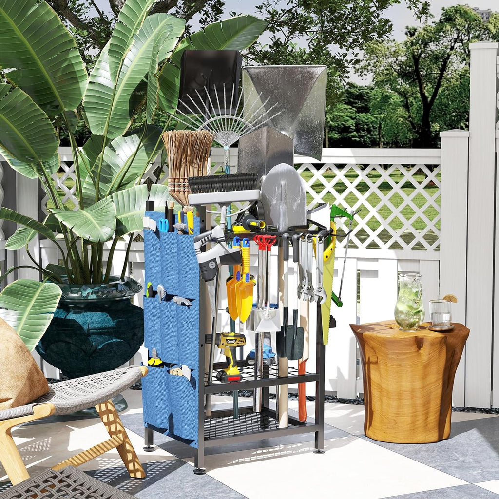 garden tool organizer, garden yard tool rack for, view 9