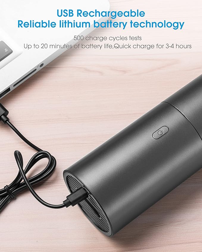 Brigii Mini Vacuum Cleaner, Small Handheld Vacuum Cordless USB Rechargeable