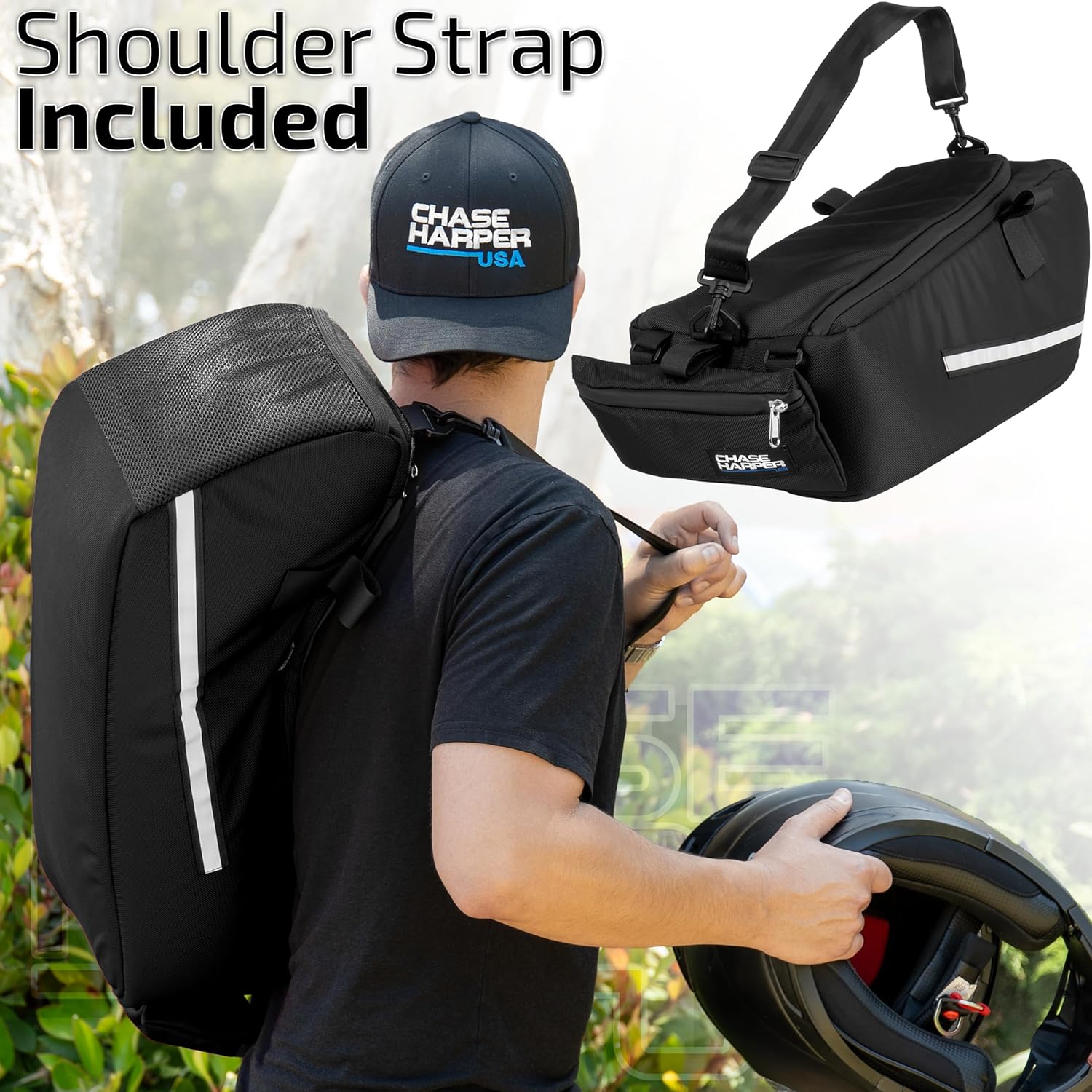 Chase Harper USA - Ruckus 5000 Under The Seat Bag - Compatible with All Ruckus Model Years With Stock Frame - Water and Tear-Resistant, Industrial Grade Ballistic Nylon – Black