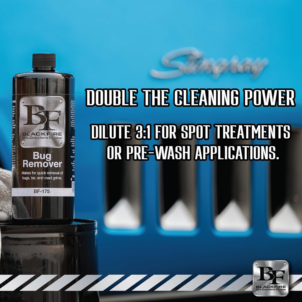 Blackfire Pro Detailers Choice Bug Remover | Specialized Automotive Spray Cleaner & Spot Treatment | Safe for Vehicle Paint | Removes Bugs Without Damage | BF-175 | 32oz