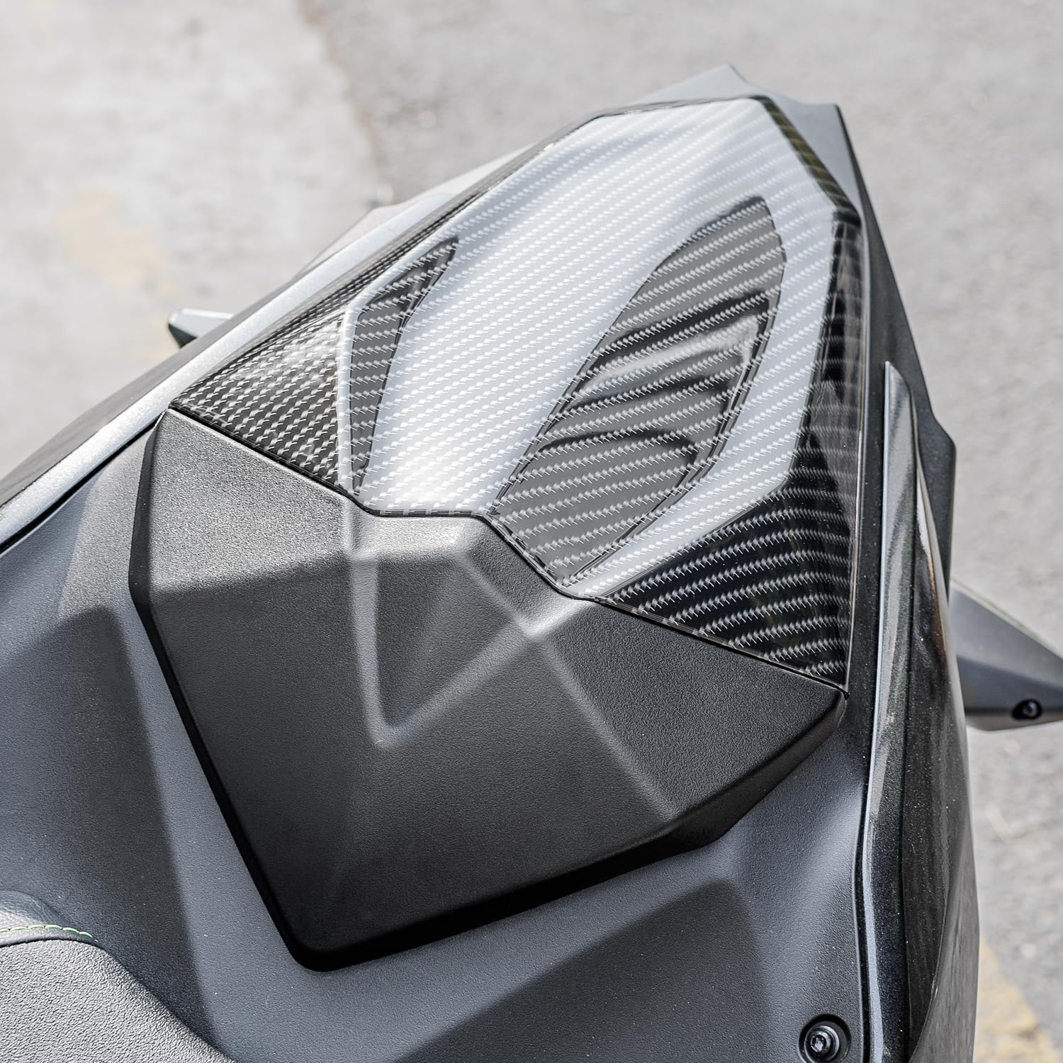 Motorcycle Rear Seat Cowl for Kawasaki Ninja Z 500 Ninja500 2024-2026 Z500 2024 2025 Tail Seat Fairing Pillion Cover Set (Carbon Fiber)