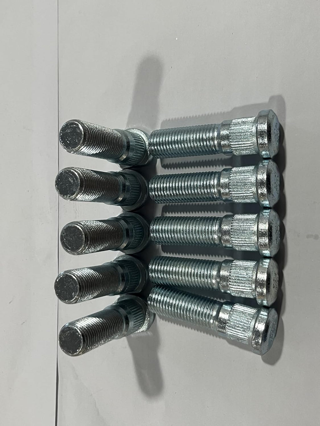 10PCS M14x1.50 Serrated Wheel Studs 610-502 0.62' Knurl 15.7mm, 50mm Length Replacement for 2006-2024 Dodge Charger Challenger Magnum Front or Rear 05-23 Chrysler 300