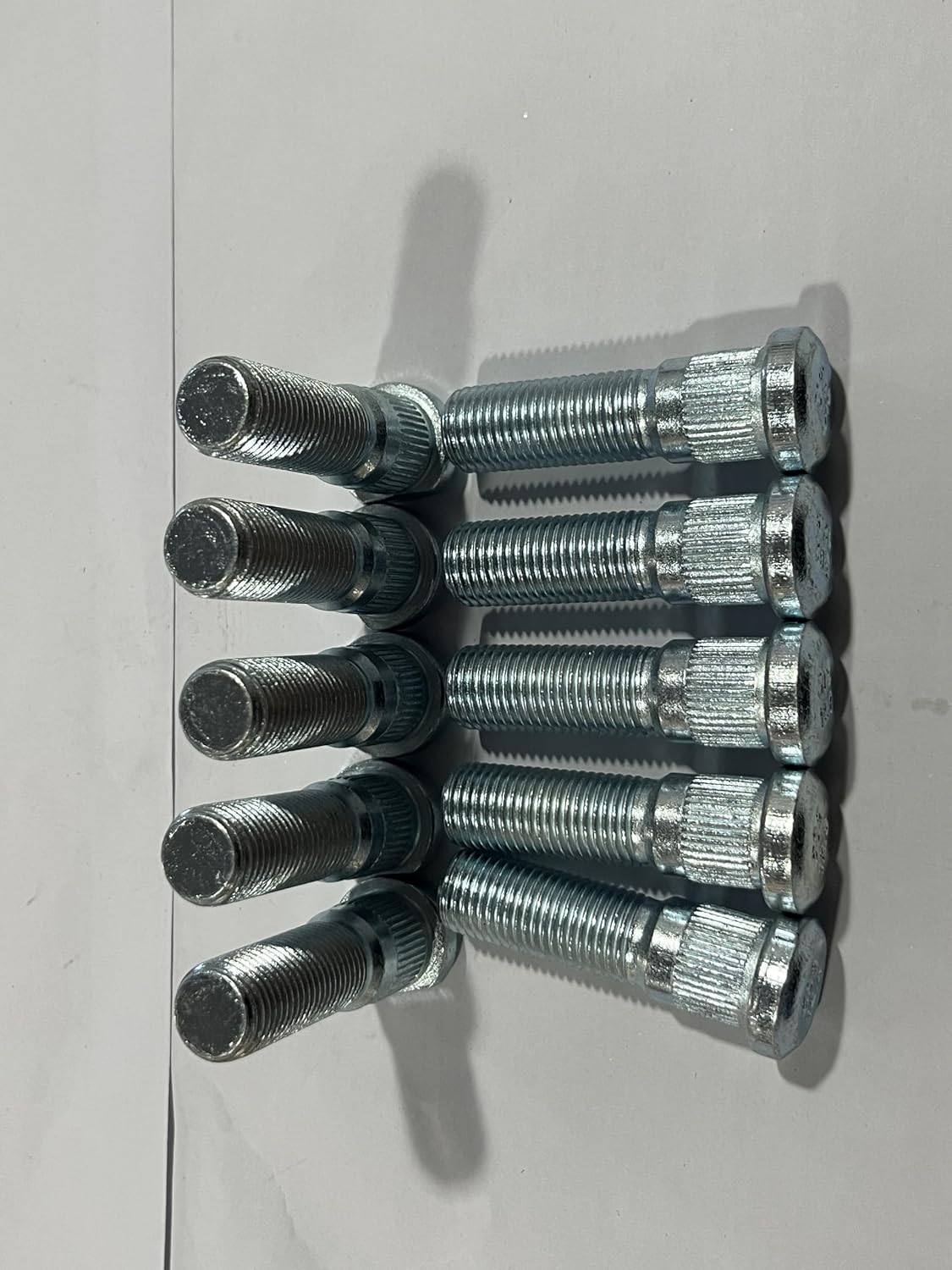 10PCS M14x1.50 Serrated Wheel Studs 610-502 0.62' Knurl 15.7mm, 50mm Length Replacement for 2006-2024 Dodge Charger Challenger Magnum Front or Rear 05-23 Chrysler 300