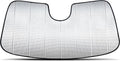 Custom Fit Windshield Foldable Sunshade for 2024 2025 2026 Mazda CX-90 SUV, PHEV, Compact Reflective Sun Shade Block UV Rays Visor Protector Folding Insulation Accessories (Made in USA)