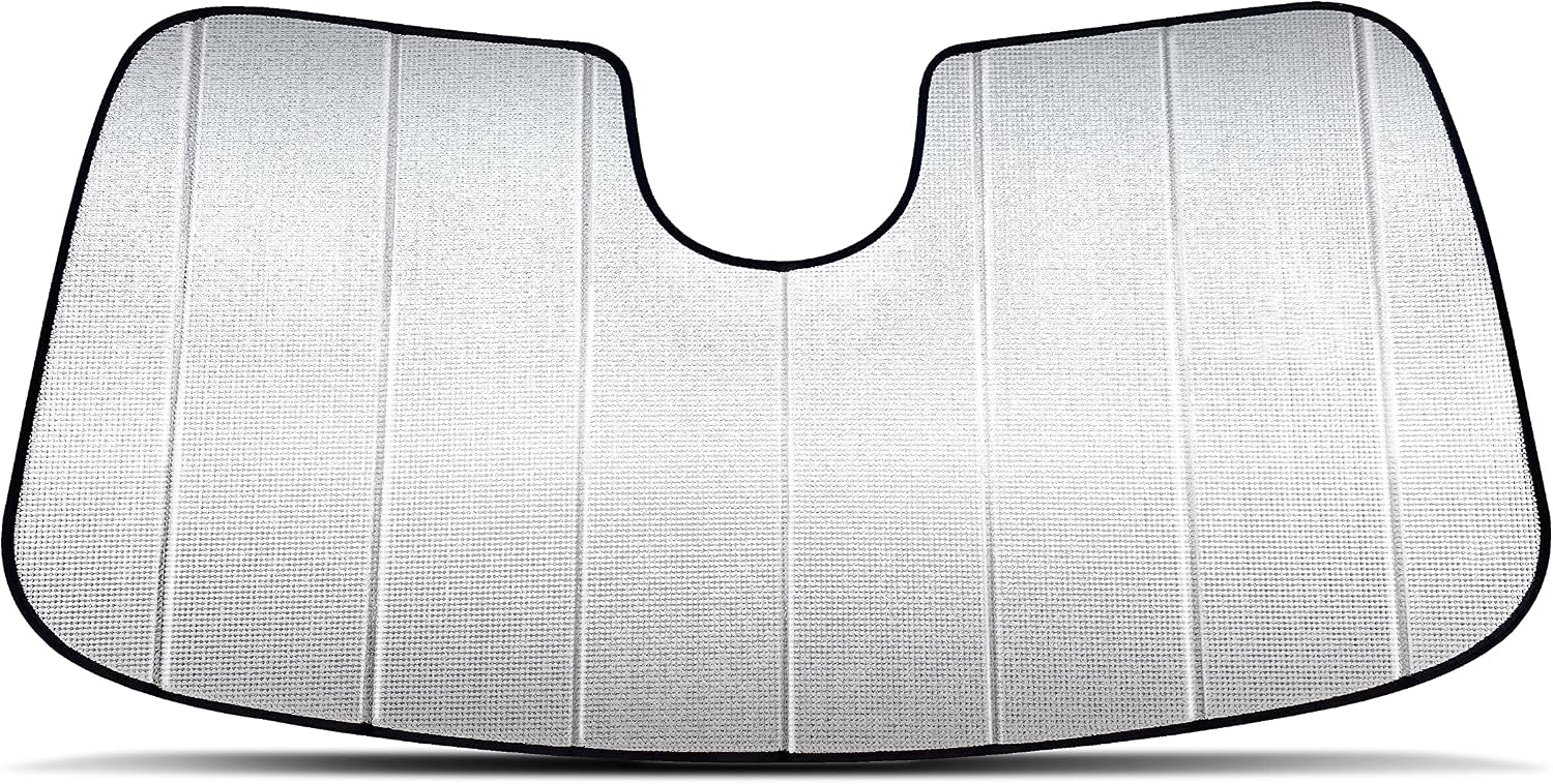 Custom Fit Windshield Foldable Sunshade for 2024 2025 2026 Mazda CX-90 SUV, PHEV, Compact Reflective Sun Shade Block UV Rays Visor Protector Folding Insulation Accessories (Made in USA)
