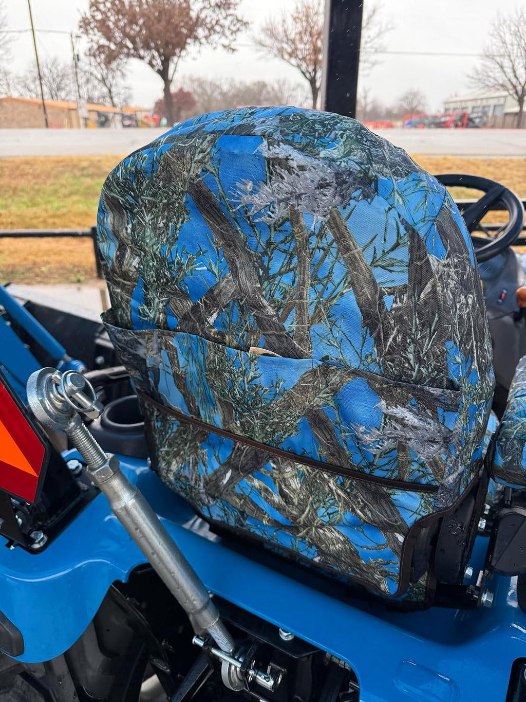 LS01 - LS MT125 Tractor Seat Covers for Tractor, Check Picture Matches Your Seats. Two Piece High Back Seat. Durable Endura Fabric for Long Term Protection from Sun, Animals and the Elements.