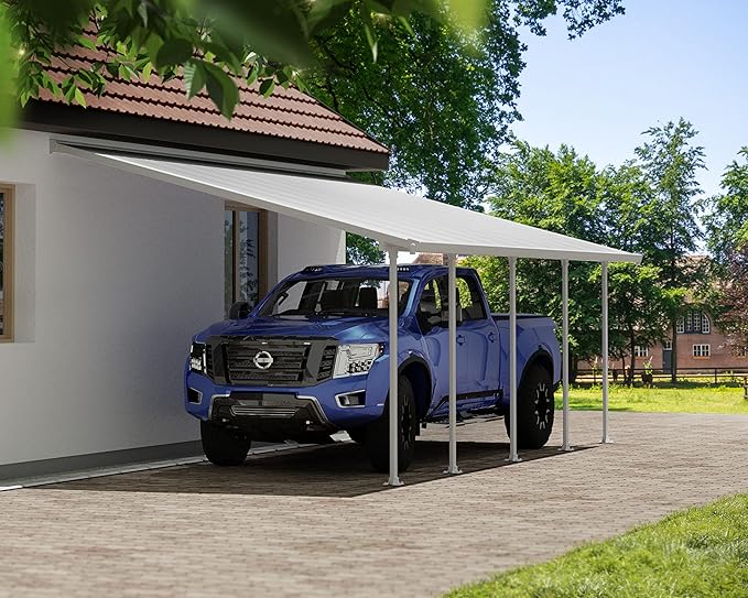 Palram - Canopia Feria 13 Ft. x 26 Ft. Carport Aluminum Metal Frame and - Image 2