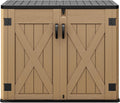 dwvo outdoor storage shed, weatherproof resin, 35 cu, main product view