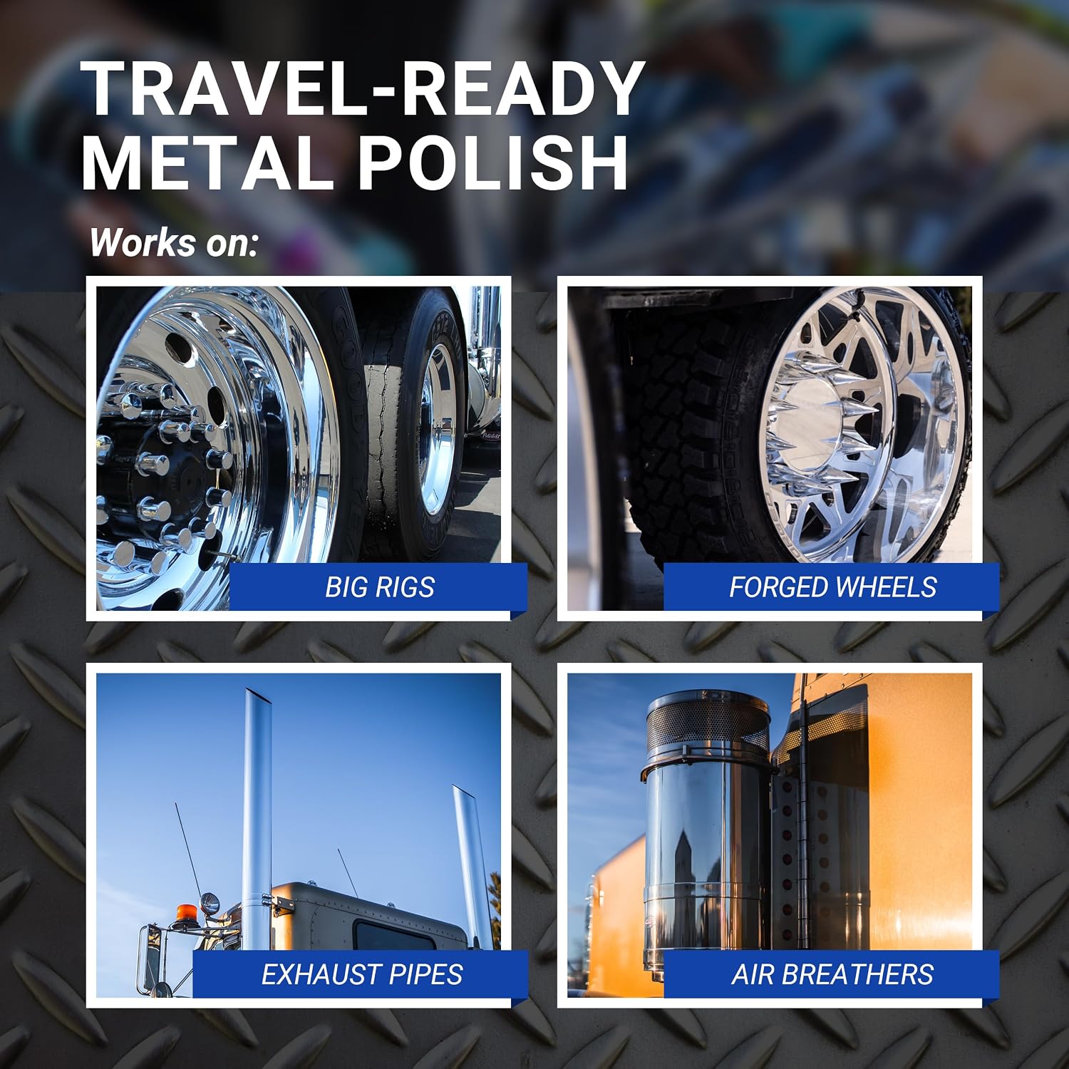 Zephyr - Pro 21 Boss Soss Sprayable Metal Polish - Stainless Steel, Chrome, & Aluminum Polish - Sprayable Metal Polishing for Copper, Silver, Bronze, & More - 32 oz.