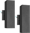 Ken & Ricky 2 Pack Dusk to Dawn Outdoor Lighting, Modern Exterior Lighting