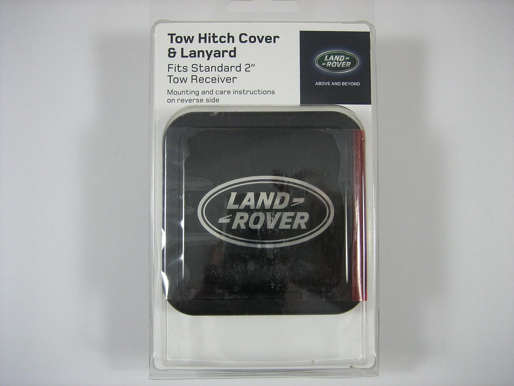 Genuine Land Rover Logo Tow Hitch Plug Cover with Lanyard