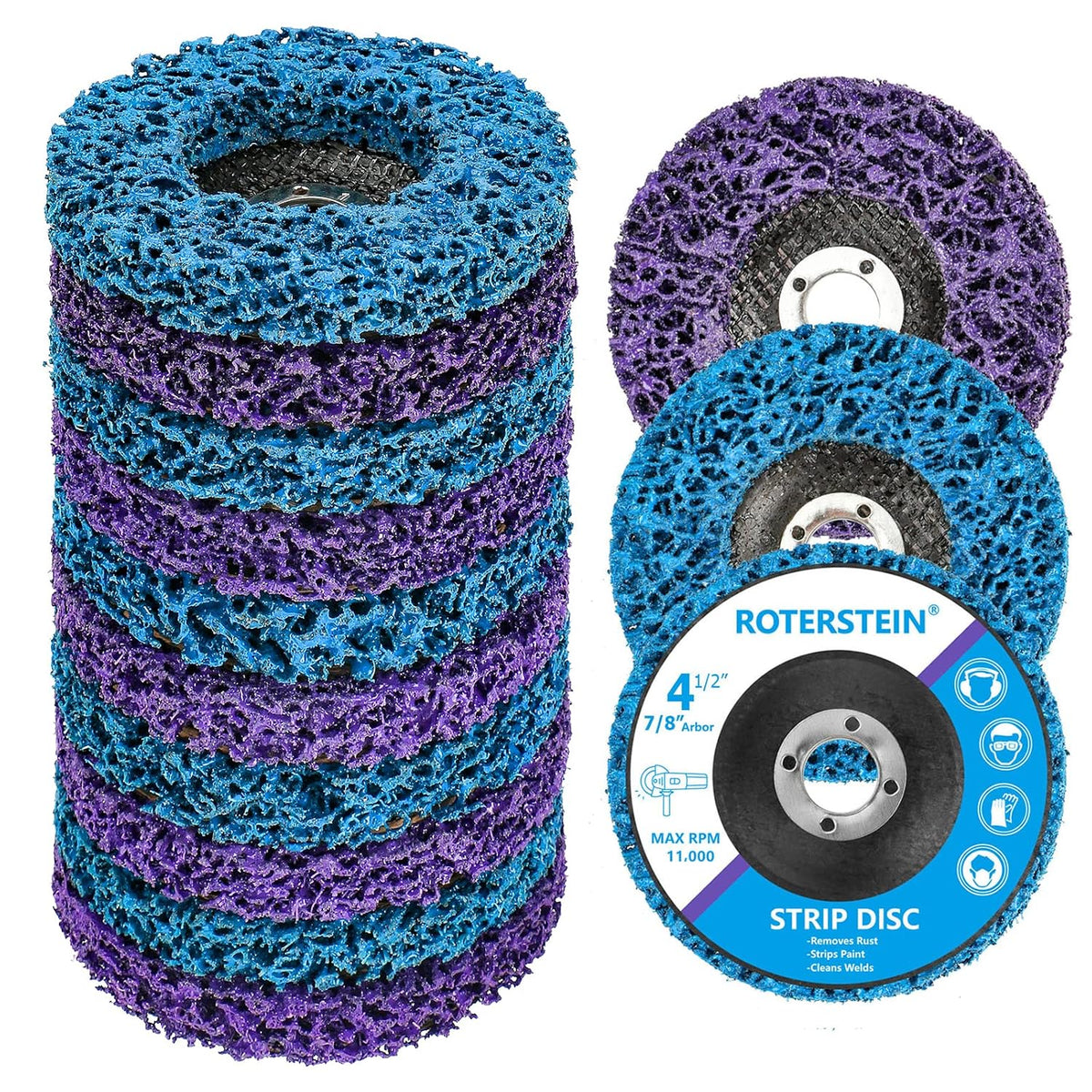 strip discs stripping wheel 4.5 inch for angle, main product view