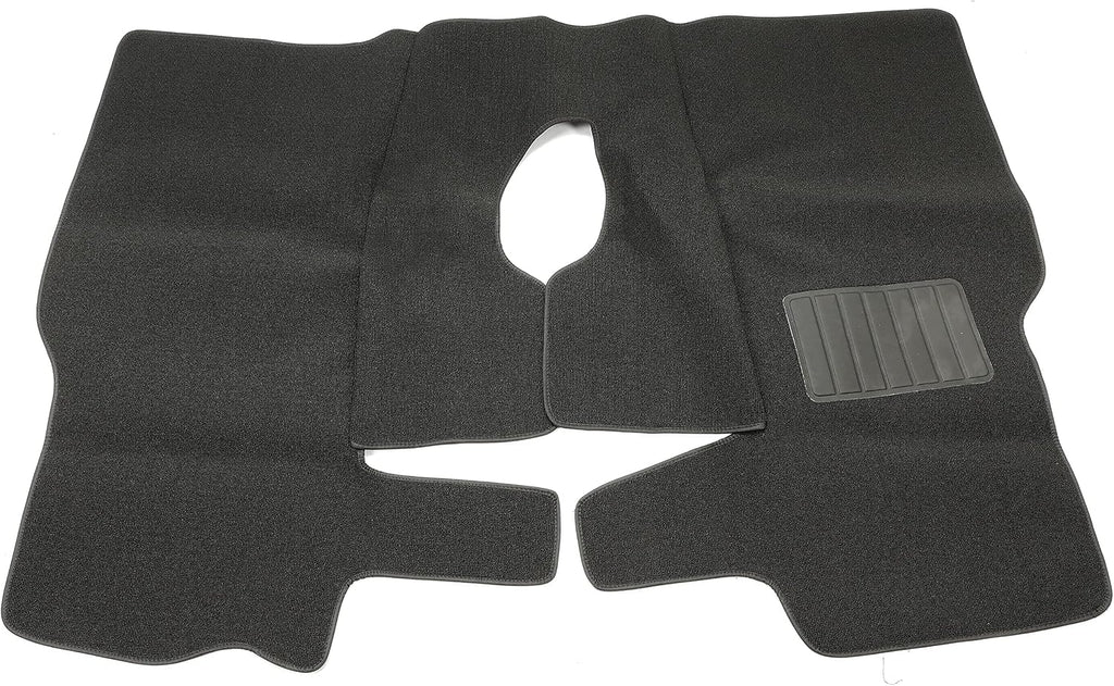 Kojem Full Set Carpet Kit Floor Liner Compatible with 1997-2006 Jeep Wrangler TJ Interior Floor Rug Mat Carpet Pad Black 6PCS