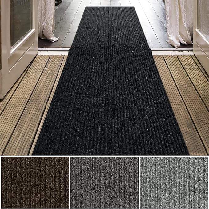 iCustomRug Spartan Weather Warrior Duty Indoor/Outdoor Utility Ribbed in 3ft by iCustomRug