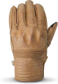 Leather Motorcycle Gloves with Adjustable Fitting Bike Riding Gloves by NeoJeans