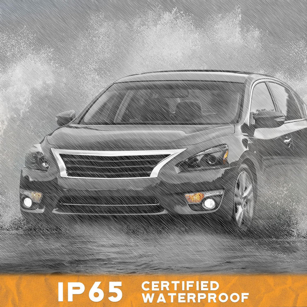 weelmoto halogen headlights assembly for 2013-2015 nissan altima, view 9