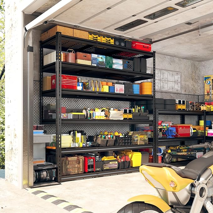 REIBII 3300LBS Garage Shelving 48" W Storage Shelves 6 Tier Garage Shelving - Image 3
