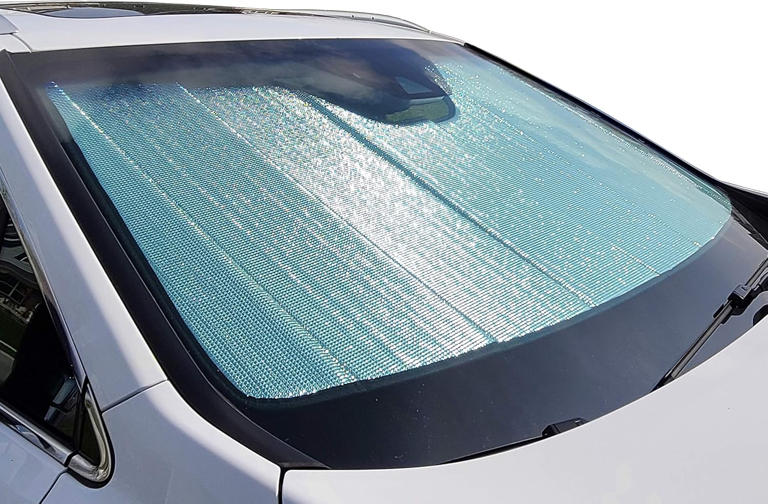 Autotech Park Foldable Sunshade Compatible with 2024-2026 Hyundai Kona, Custom-fit Windshield Sun Shade