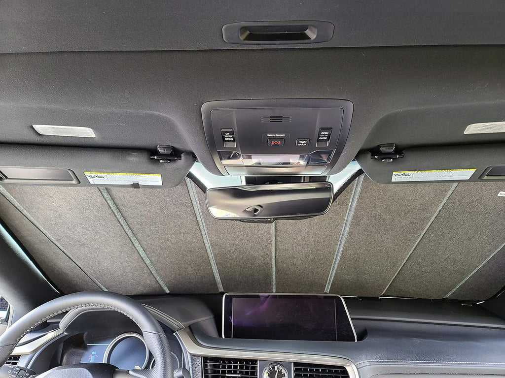 Autotech Park Foldable Sunshade Compatible with 2024-2026 Hyundai Kona, Custom-fit Windshield Sun Shade