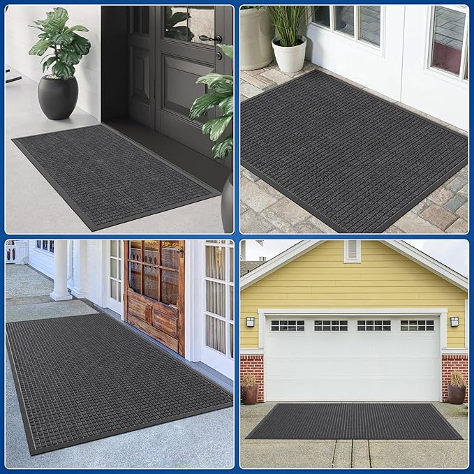 Durable Front Door Mat, Non-Slip Rubber Backing, Stain and Fade Resistant - Image 7