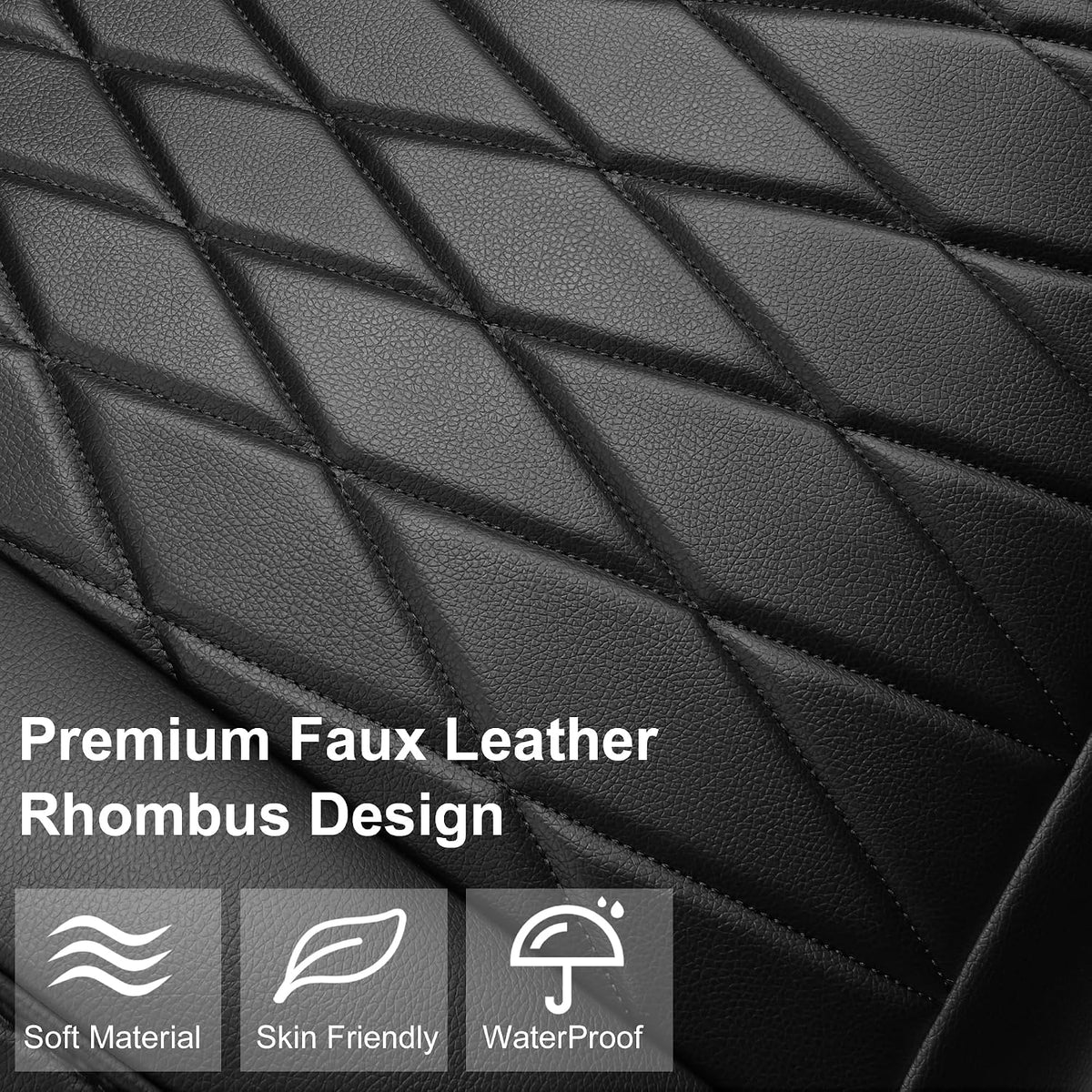 car pass 2 pack leather front car seat shown in use