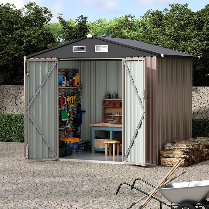 6x8x6.4 FT Outdoor Storage Sheds - Image 7