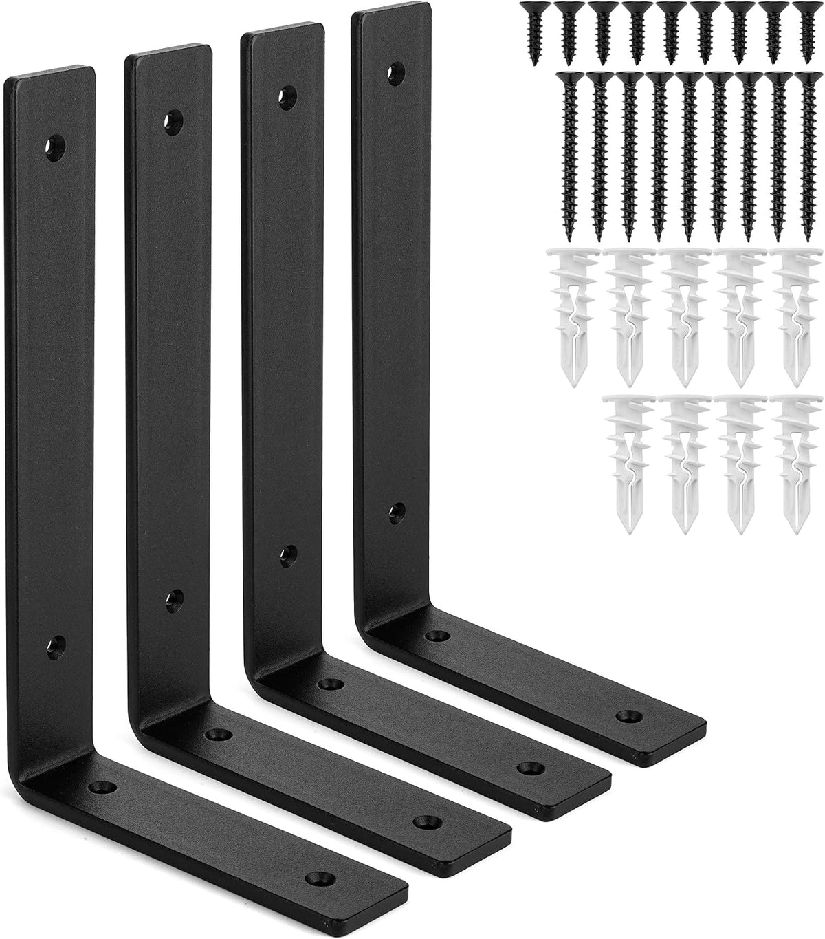 heavy-duty shelf brackets - premium construction grade 1/4", main product view