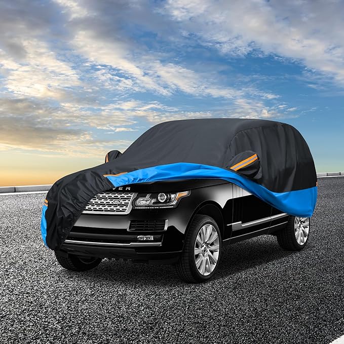 Car Cover Waterproof All Weather Outdoor Windproof Dustproof UV Protection Fit - Image 7