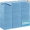 HOMEXCEL Blue Microfiber Cleaning Cloth 50 Pack, 12.5 x 12.5 inch Microfiber by HOMEXCEL