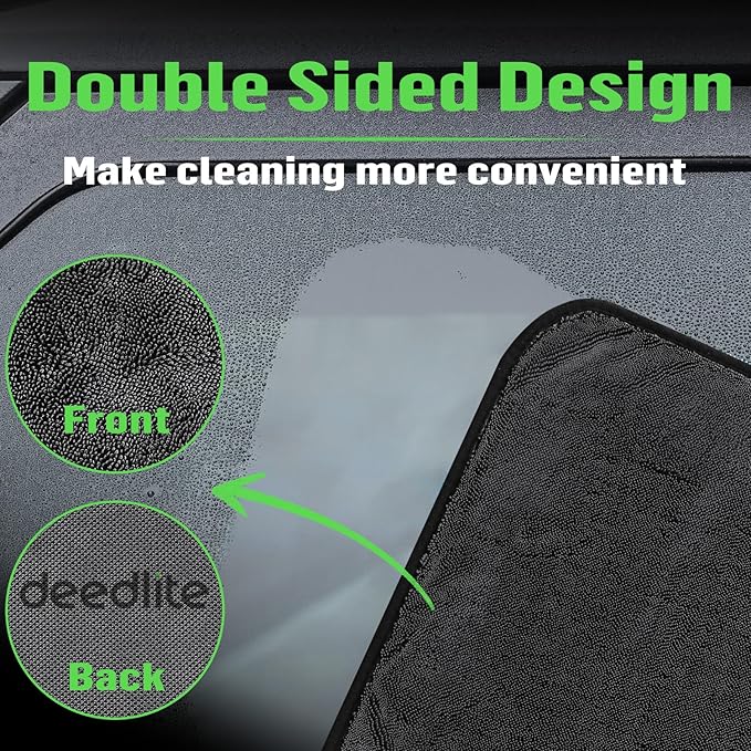 Shiny Bath Wipes Shower Cleaning Cloths, Premium Car Drying Towel | Ultra - Image 5