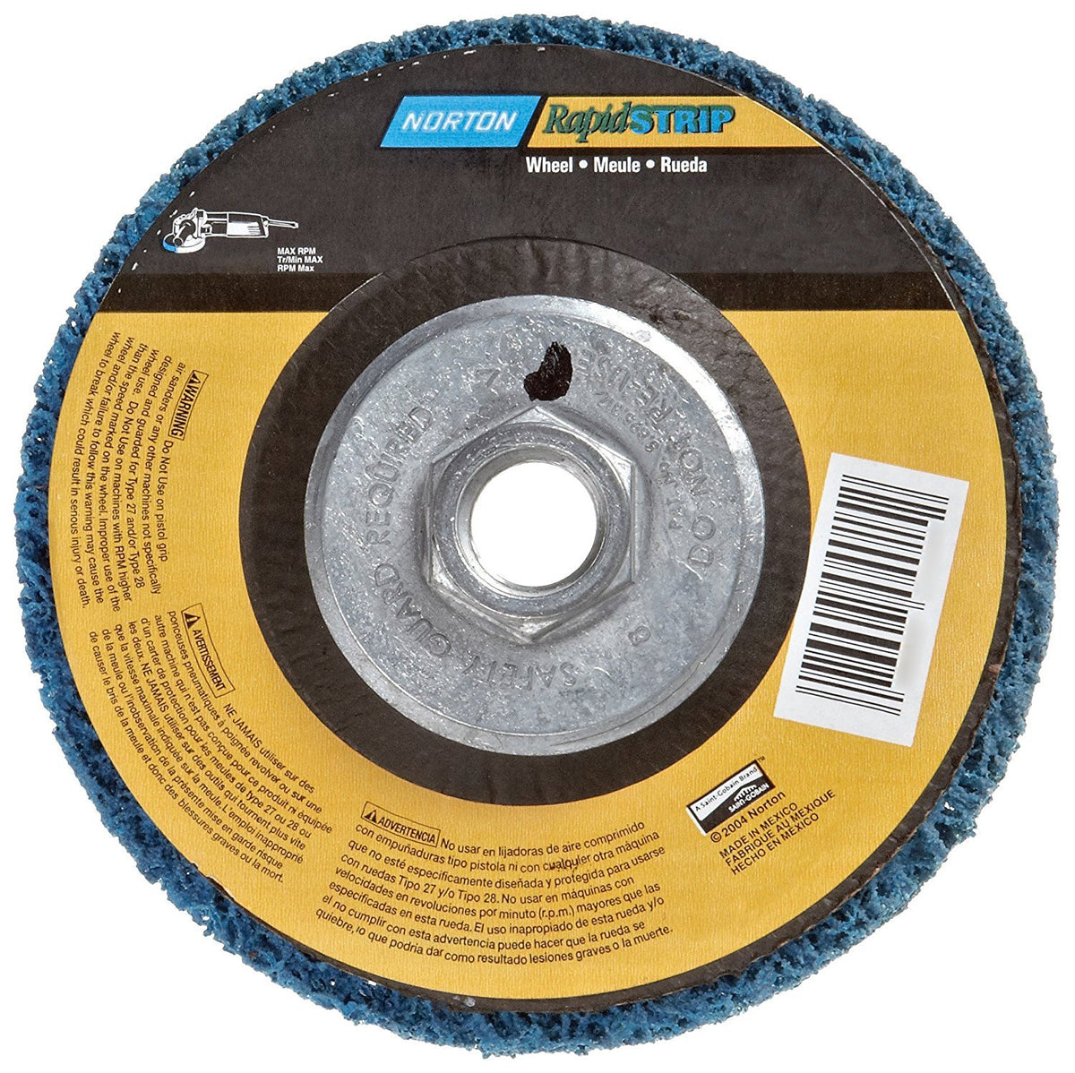norton stripping grinder wheel, paint stripper for metal, main product view