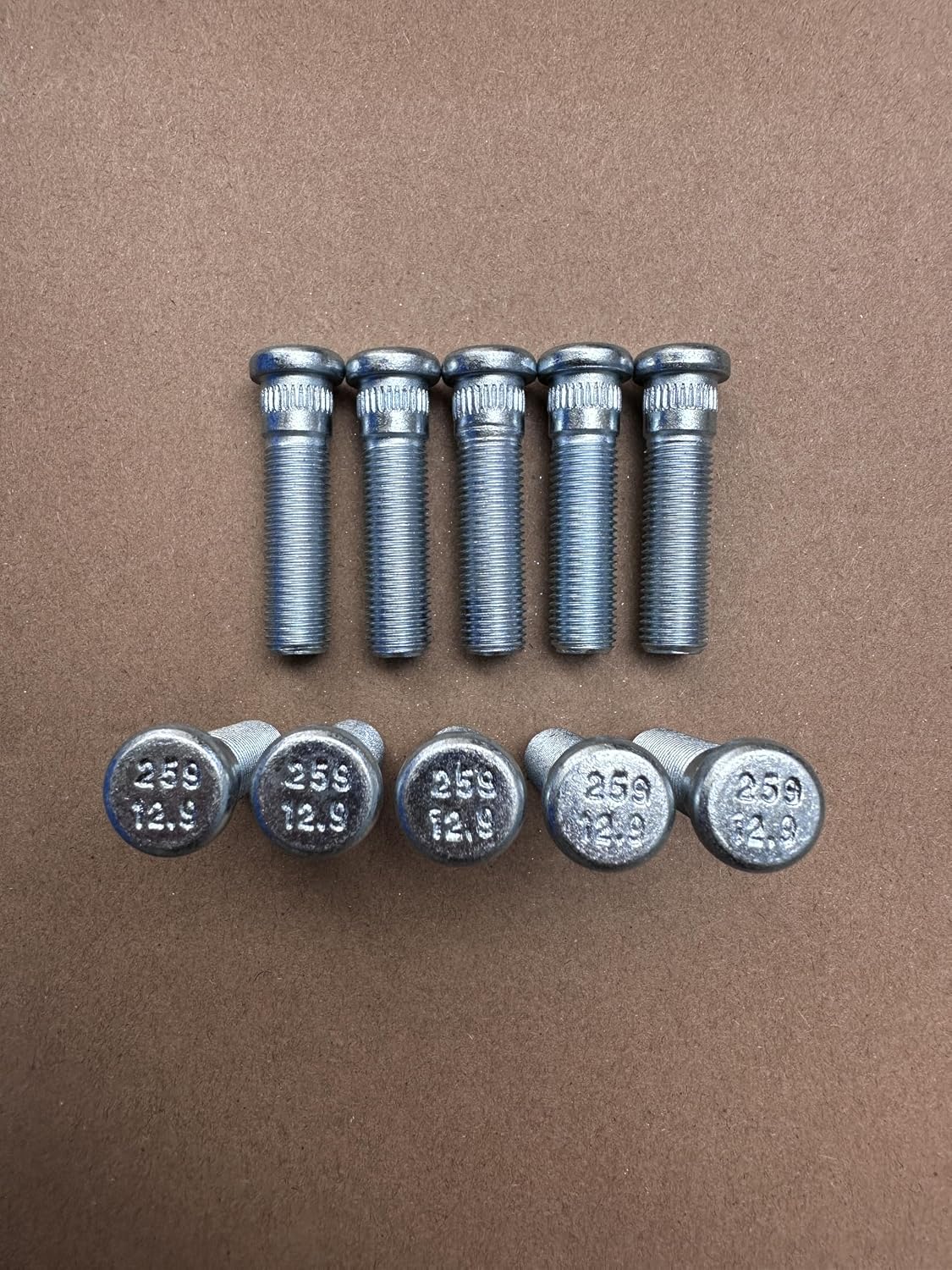 10PCS Wheel Stud Bolts 7/16-20 Thread .475 in. Knurl 1.75' Length 610-259 Replacement for 1960-1982 Chevrolet Corvette Front Rear