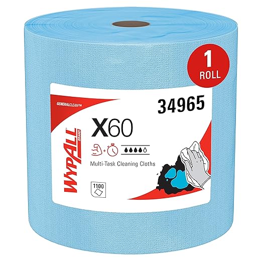 WypAll GeneralClean X60 Cloths Multi-Task Cleaning Wipes, Strong and Absorbent by WypAll%C2%AE