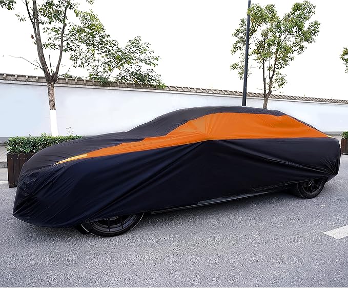 MORNYRAY Waterproof Car Cover All Weather Snowproof UV Protection Windproof - Image 7