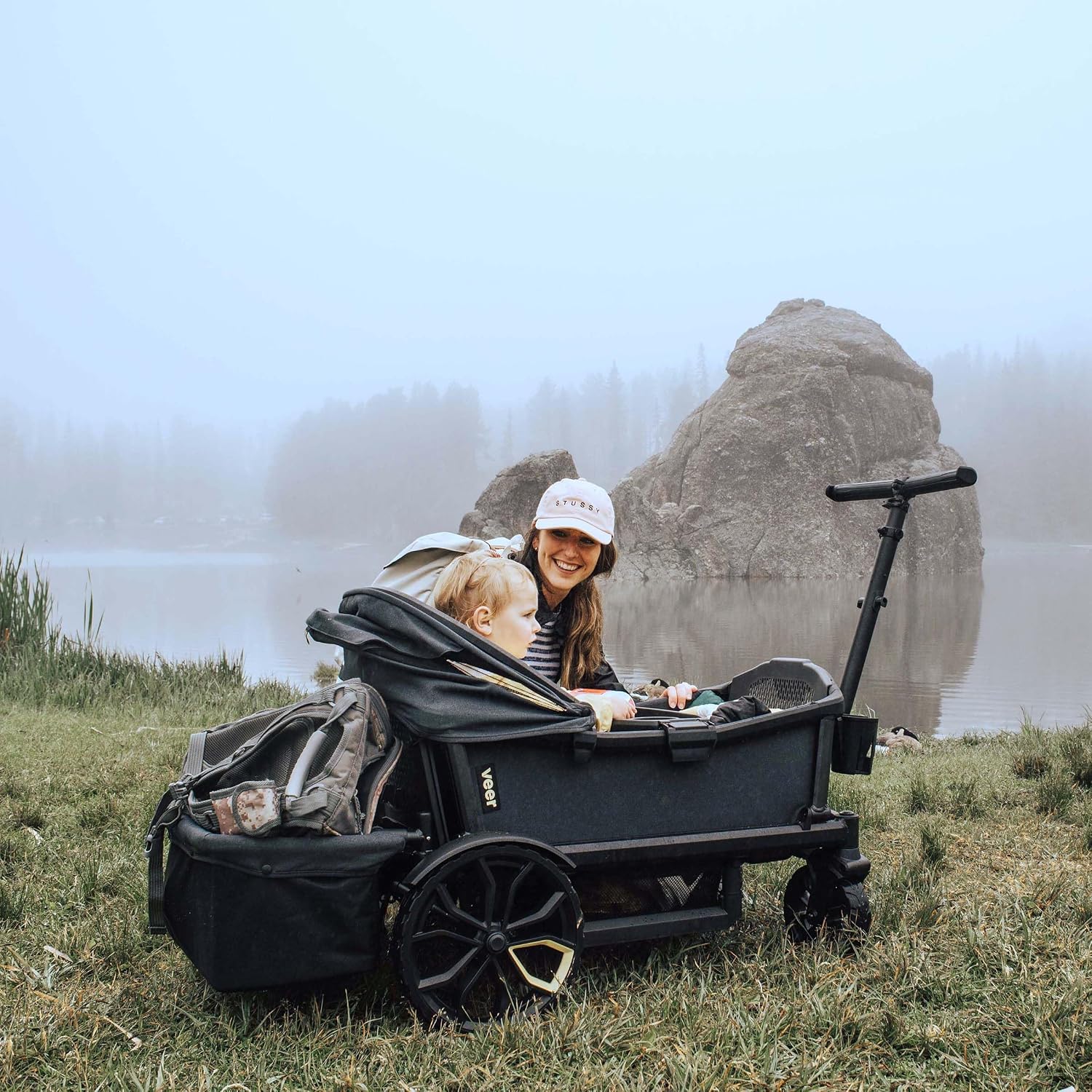 Veer Rear Foldable Storage Basket for Veer All-Terrain Cruiser XL 4 Seater. NOT Compatible with All-Terrain Cruiser 2 Seater or Cruiser-City Models.